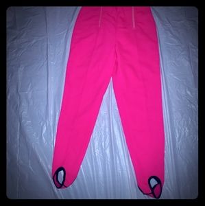 Vintage rare sport Obermeyer hot pink ski pant